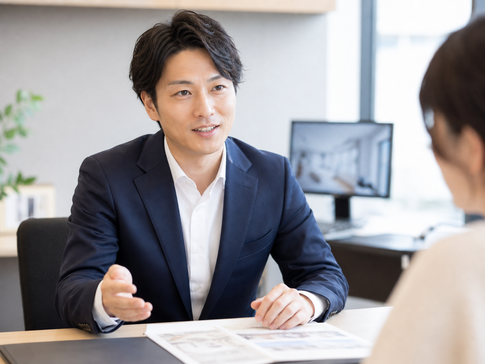 不動産会社スタッフの接客イメージ